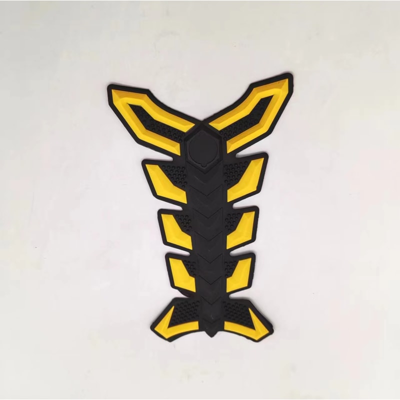 Universal Motorcycle Tank Protector Pad Rubber Fish Bone Fuel Oil Protector Sticker 6