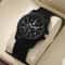 Men's Military Quartz Watch with Casual Nylon Band Durable Sports Watch for Men