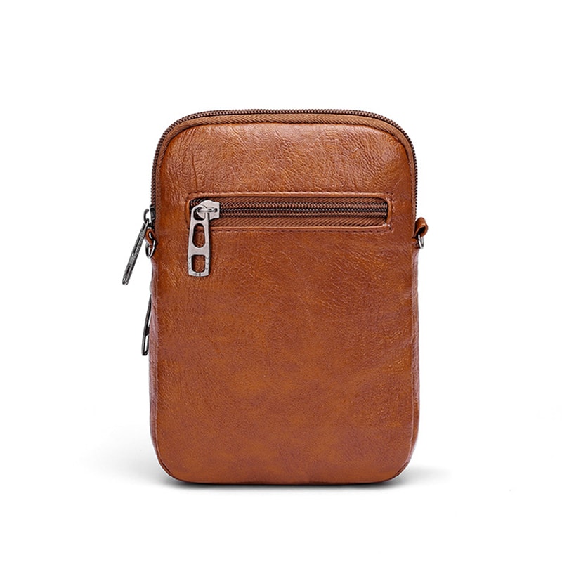 Vintage MultiFunctional PU Leather Crossbody Bag For Women Stylish Handbag Cell Phone Purse 1