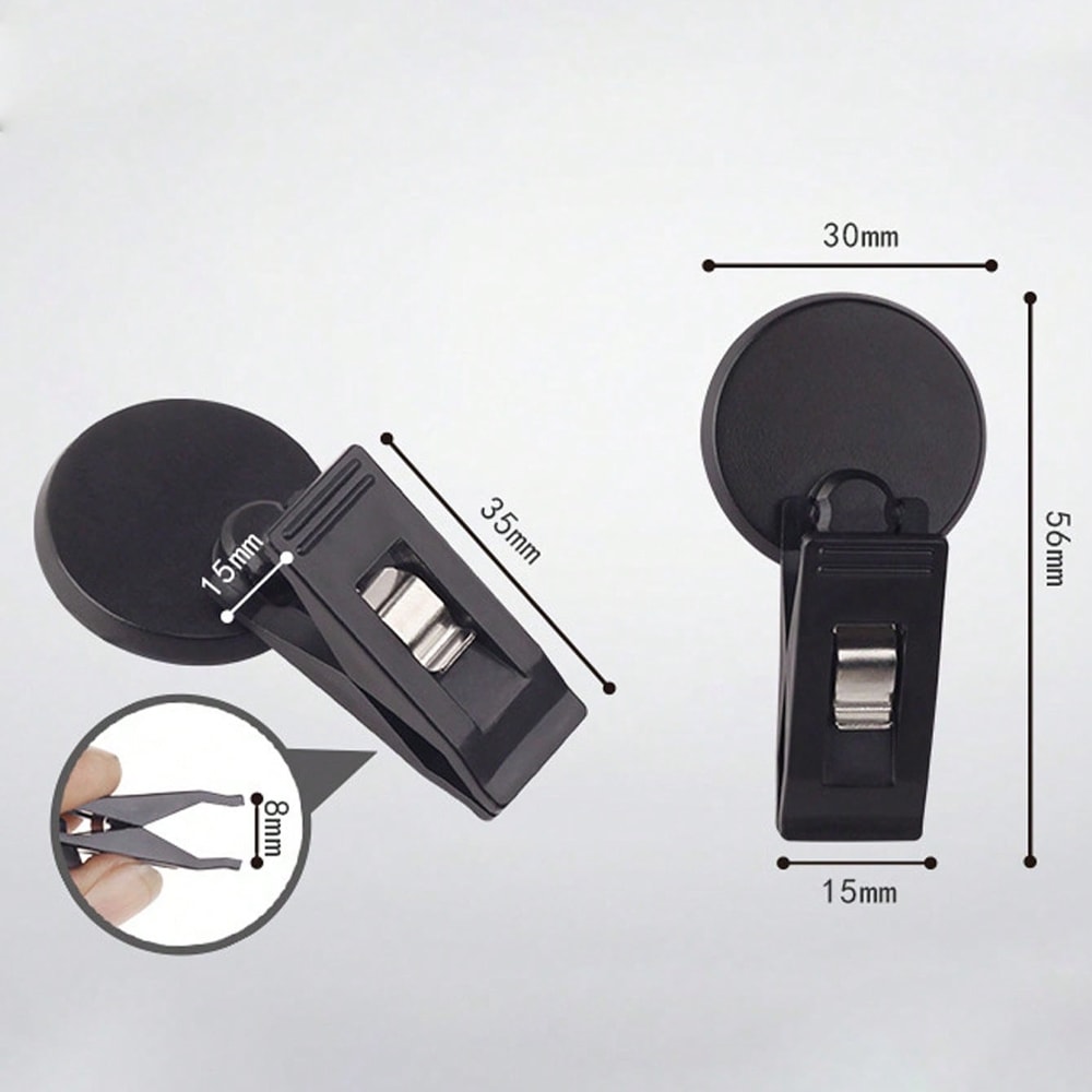 Car Window Suction Mount Holder For Sunshade Curtain Black Plastic Removable Clip 2