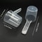 Transparent Pet Measuring Spoon for Dogs and Cats Clear Plastic Pet Feeding Shovel with Scale for Accurate Meal Portio
