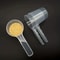 Transparent Pet Measuring Spoon for Dogs and Cats Clear Plastic Pet Feeding Shovel with Scale for Accurate Meal Portio