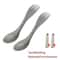 Titanium Spork Spoon Fork Knife Set Ultralight EcoFriendly Camping Travel Cutlery 6