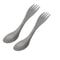 Titanium Spork Spoon Fork Knife Set Ultralight EcoFriendly Camping Travel Cutlery 0