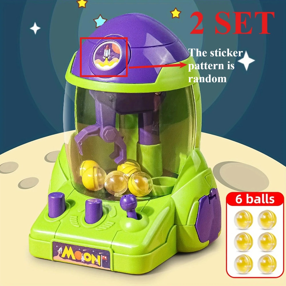 Space Rocket Crawler Toy Multi-Function Ball Pincer Egg Twister for Halloween and Christmas Gifts