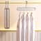 SpaceSaving Foldable Hangers Heavy Duty Clothes Organizer For Closet Wardrobe 3