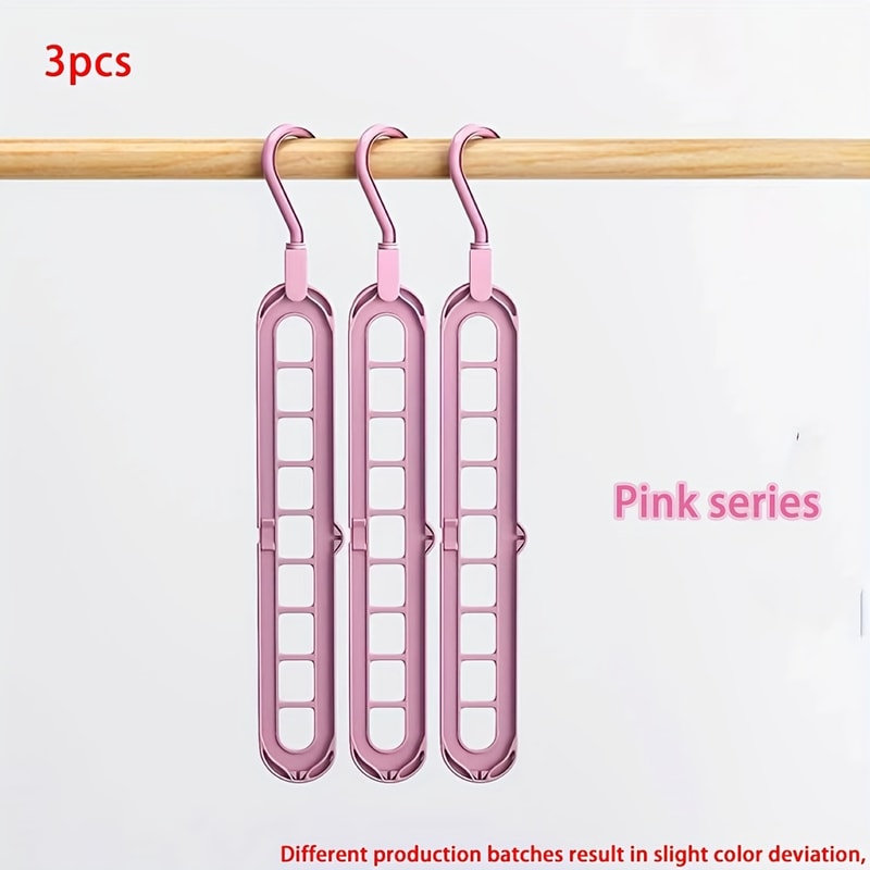 SpaceSaving Foldable Hangers Heavy Duty Clothes Organizer For Closet Wardrobe 7