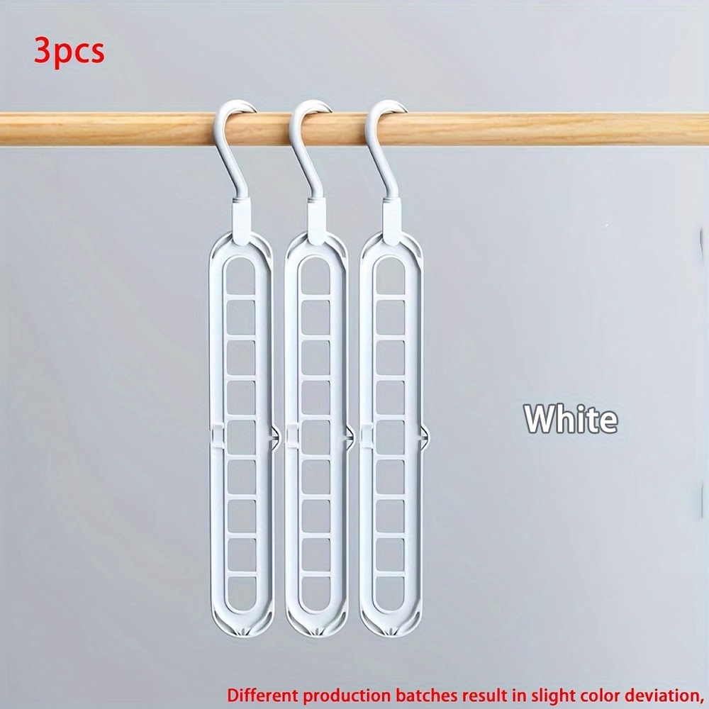 SpaceSaving Foldable Hangers Heavy Duty Clothes Organizer For Closet Wardrobe 9