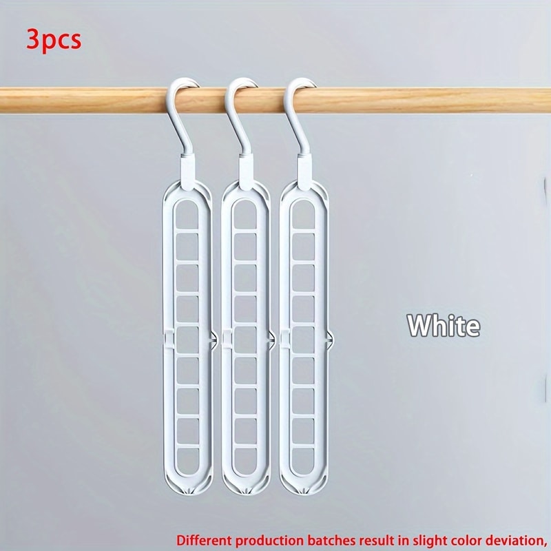 SpaceSaving Foldable Hangers Heavy Duty Clothes Organizer For Closet Wardrobe 9