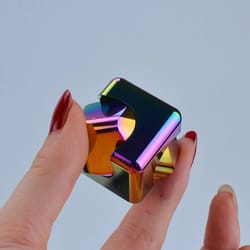 square decompression spinning top dice cube anti-anxiety fidget toy for kids adults