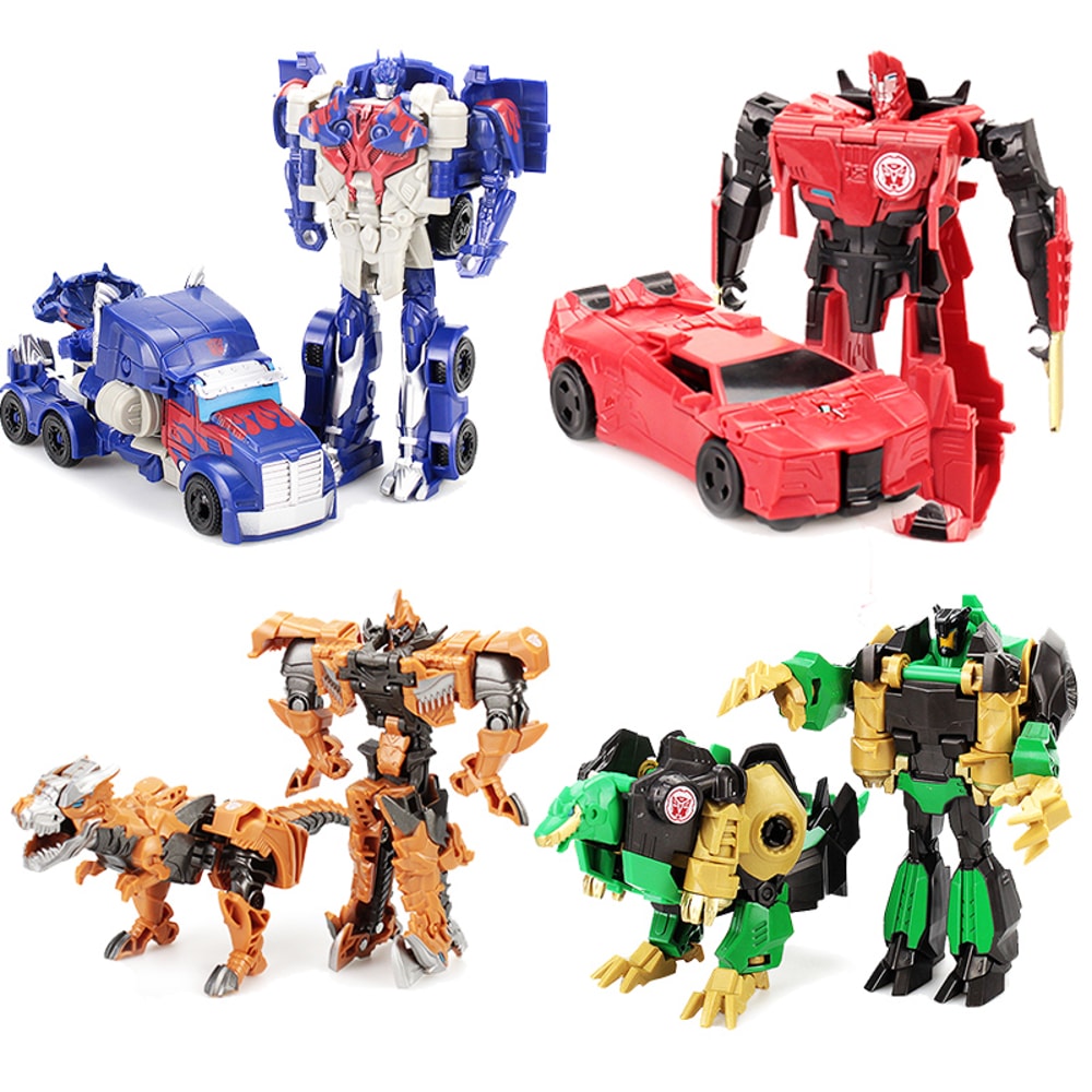 Transforming Robot Car Toy For Boys OneStep Deformation Fun Gift For Kids 3