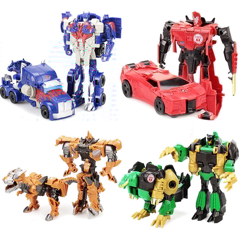 Transforming Robot Car Toy For Boys OneStep Deformation Fun Gift For Kids 3