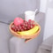 Sofa Tray Table ClipOn Natural Wooden Armrest Tray For Coffee Snacks Remote 2