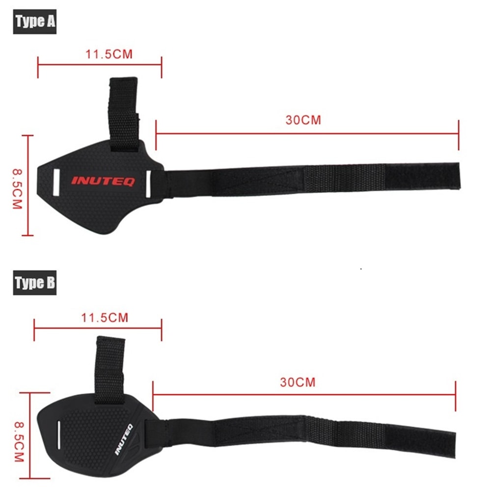 Durable Motorcycle Gear Shift Anti-Slip Pad Adjustable Boot Protector for Riding Cycling