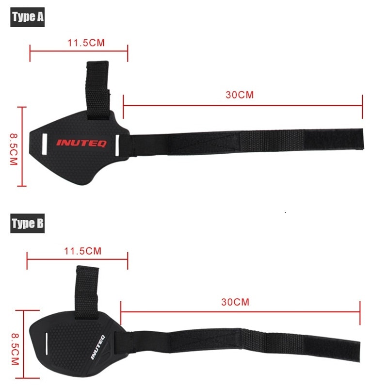 Durable Motorcycle Gear Shift Anti-Slip Pad Adjustable Boot Protector for Riding Cycling