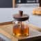 Glass Honey Jar with Dipper and Lid Premium Wide Mouth Honey Storage Container for Syrup and Honey