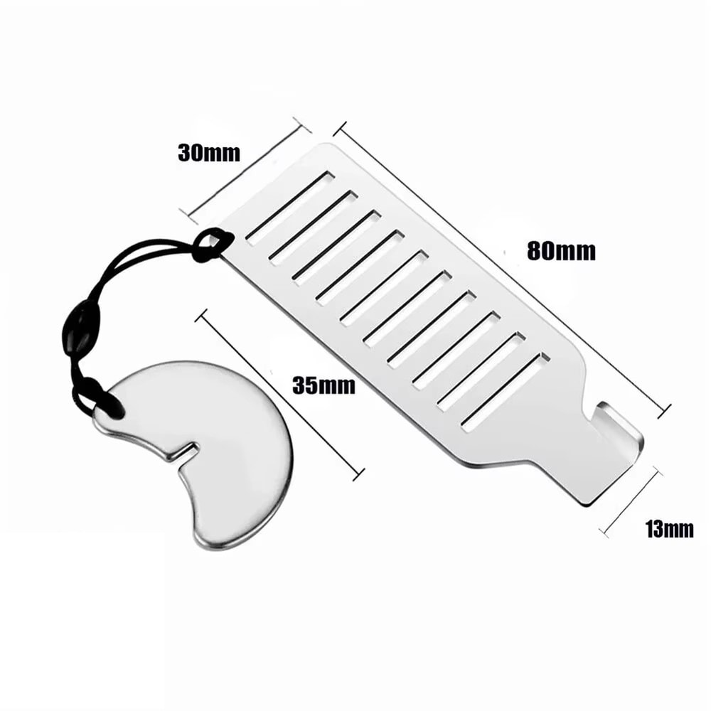 Portable Stainless Steel Anti-Theft Door Blocker for Home Travel Security