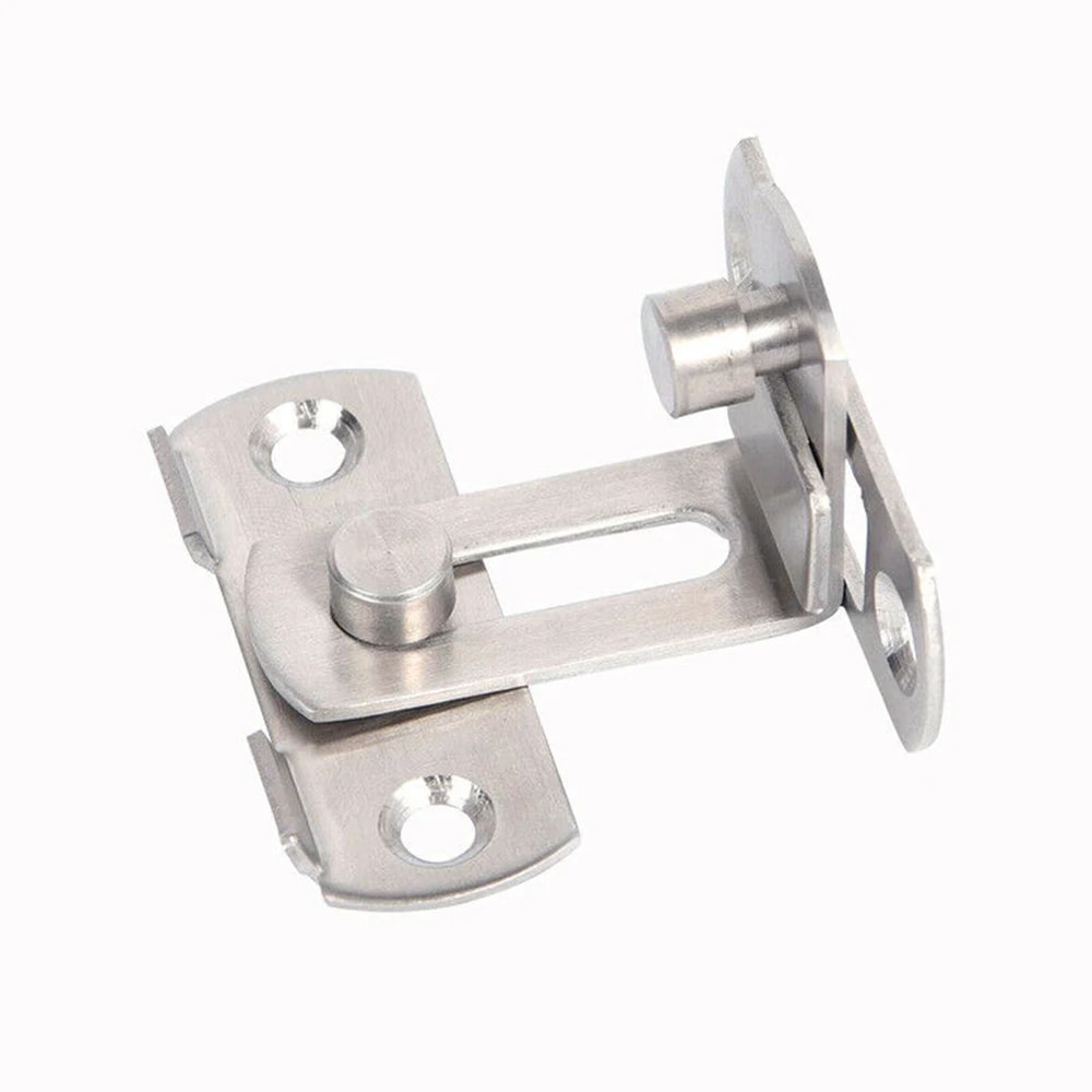Sliding Door Latch Lock Heavy-Duty Right Angle Barrel Bolt Lock for Home Safety
