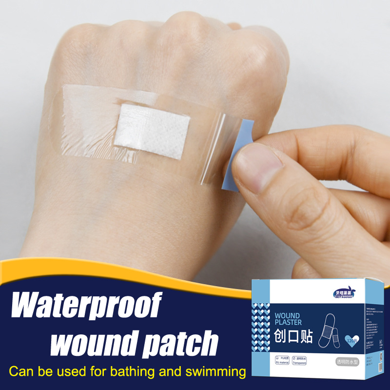 Transparent Waterproof Band Aid Strips for Wound Care and Sports Activities