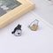 Cute Black White Cat Brooch Charming Cartoon Lapel Pin, Animal Jewelry Gift for Clothing and Backpack Accessories
