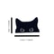 Cute Black Cat Embroidered Iron On Patch for Jackets, Jeans and Bags