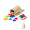 Montessori Wooden Color Sorting Toy for Toddlers Fine Motor Skills Shape Matching Puzzle