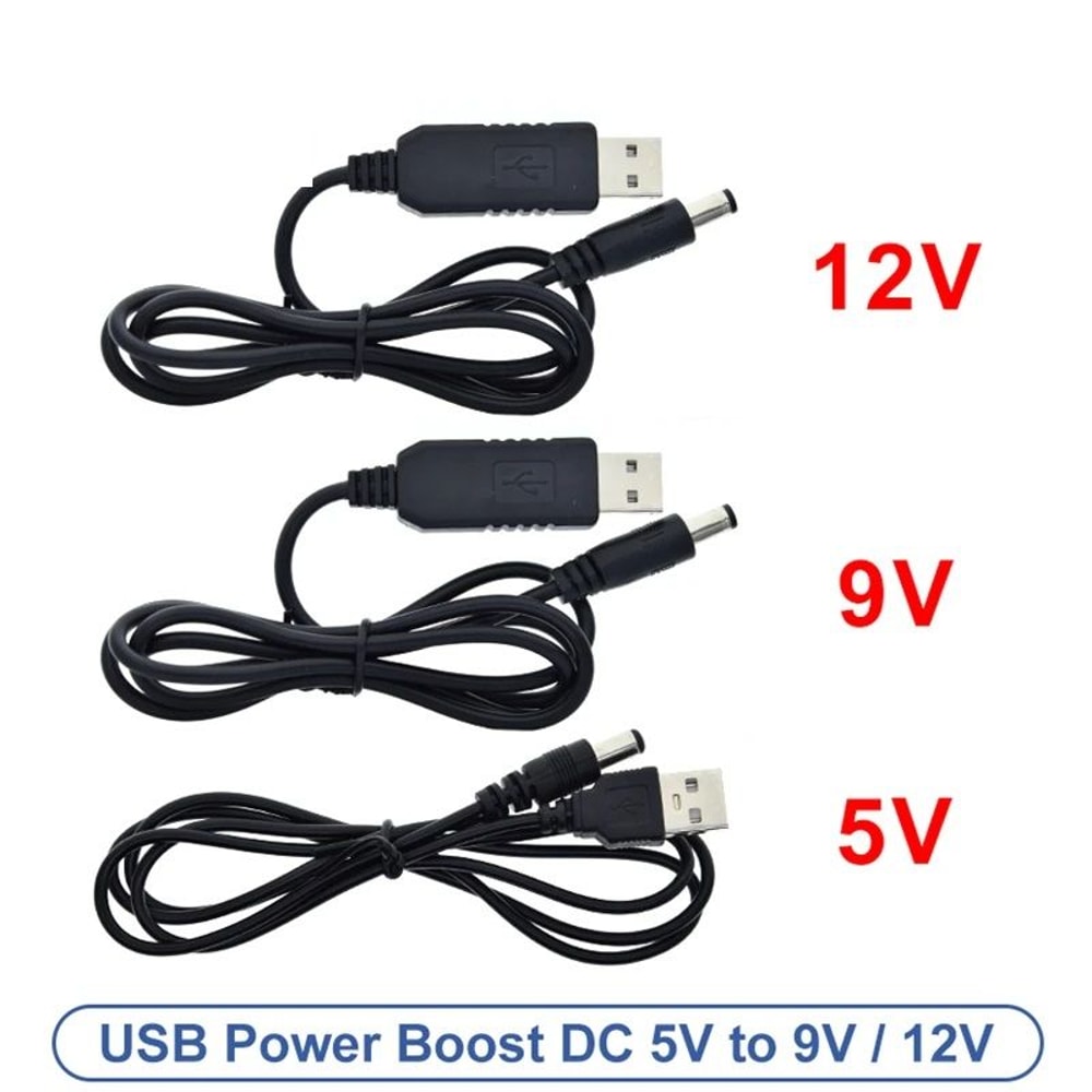 USB Power Boost Cable DC Step Up Converter Adapter For Routers LED Lights And Portable Devices 4