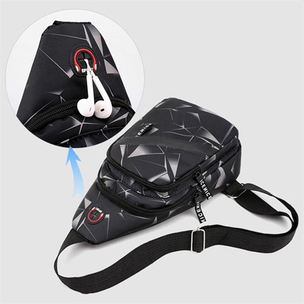 Casual Crossbody Backpack for Sports, Travel, and Outdoor Activities Lightweight and Versatile Shoulder Bag for Men
