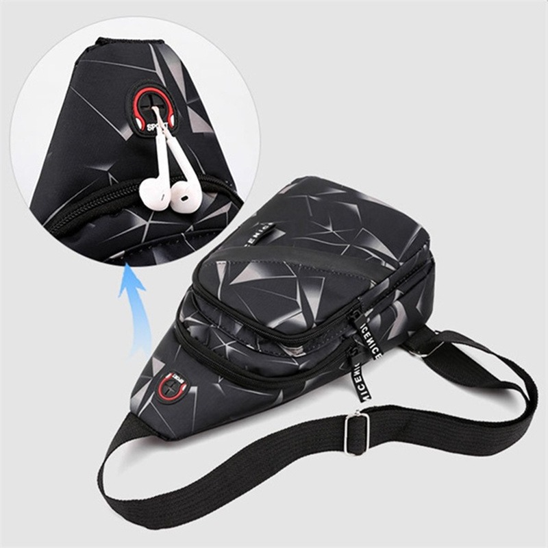 Casual Crossbody Backpack for Sports, Travel, and Outdoor Activities Lightweight and Versatile Shoulder Bag for Men