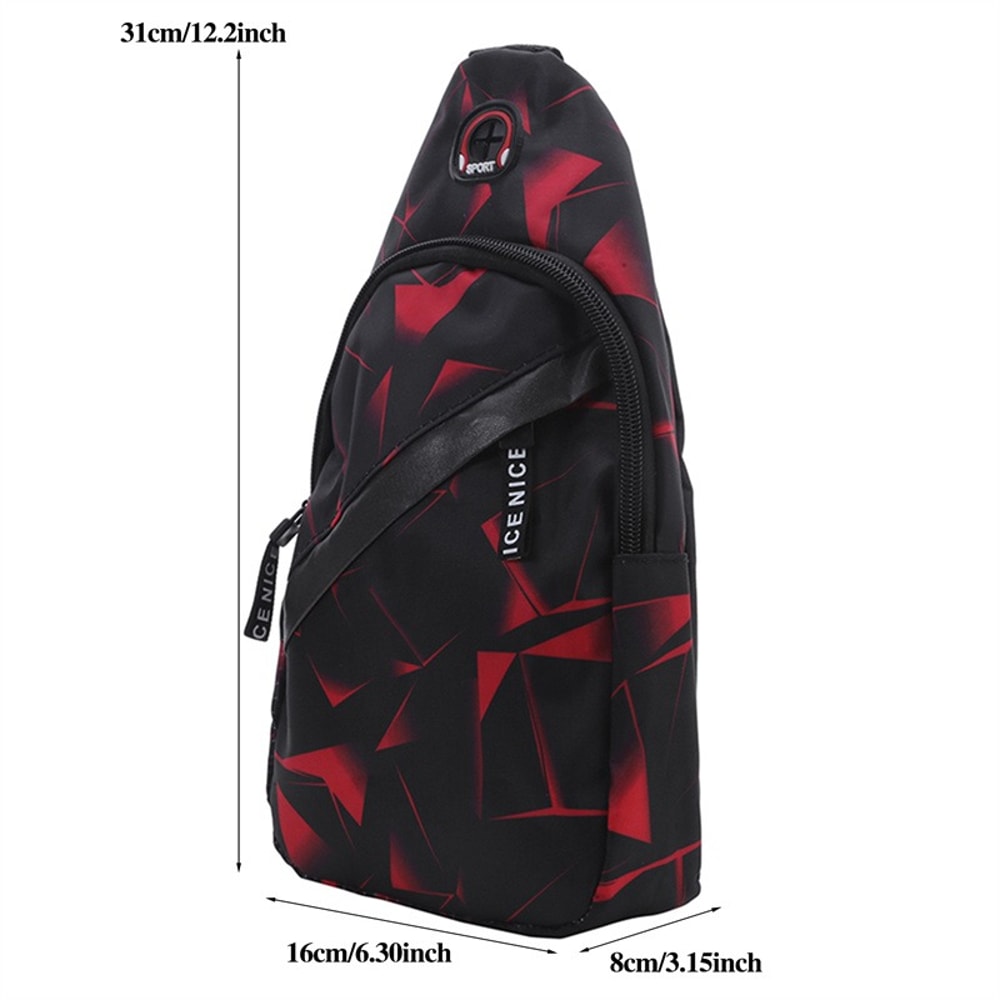 Casual Crossbody Backpack for Sports, Travel, and Outdoor Activities Lightweight and Versatile Shoulder Bag for Men