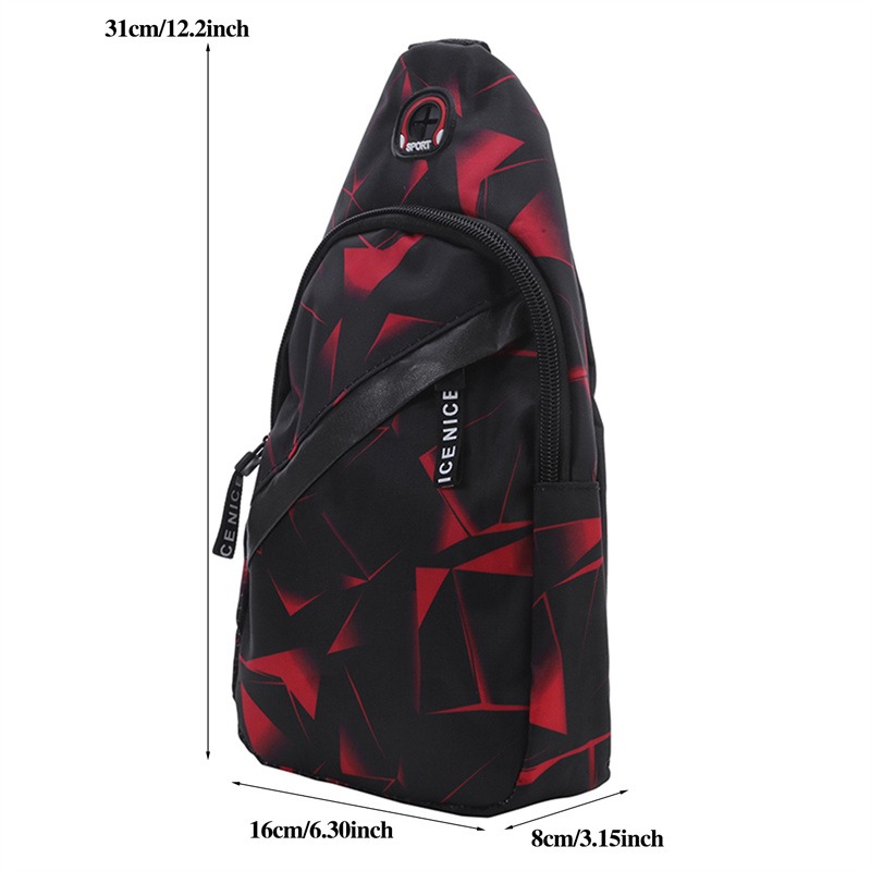 Casual Crossbody Backpack for Sports, Travel, and Outdoor Activities Lightweight and Versatile Shoulder Bag for Men