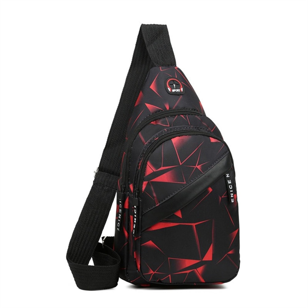 Casual Crossbody Backpack for Sports, Travel, and Outdoor Activities Lightweight and Versatile Shoulder Bag for Men
