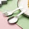 Portable Stainless Steel Childrens Tableware Set Spoon Fork Combo For Outdoor Dining 1