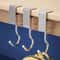Steel Table Hooks Detachable and Non-Destructive Installation for Office Desks School Dormitories
