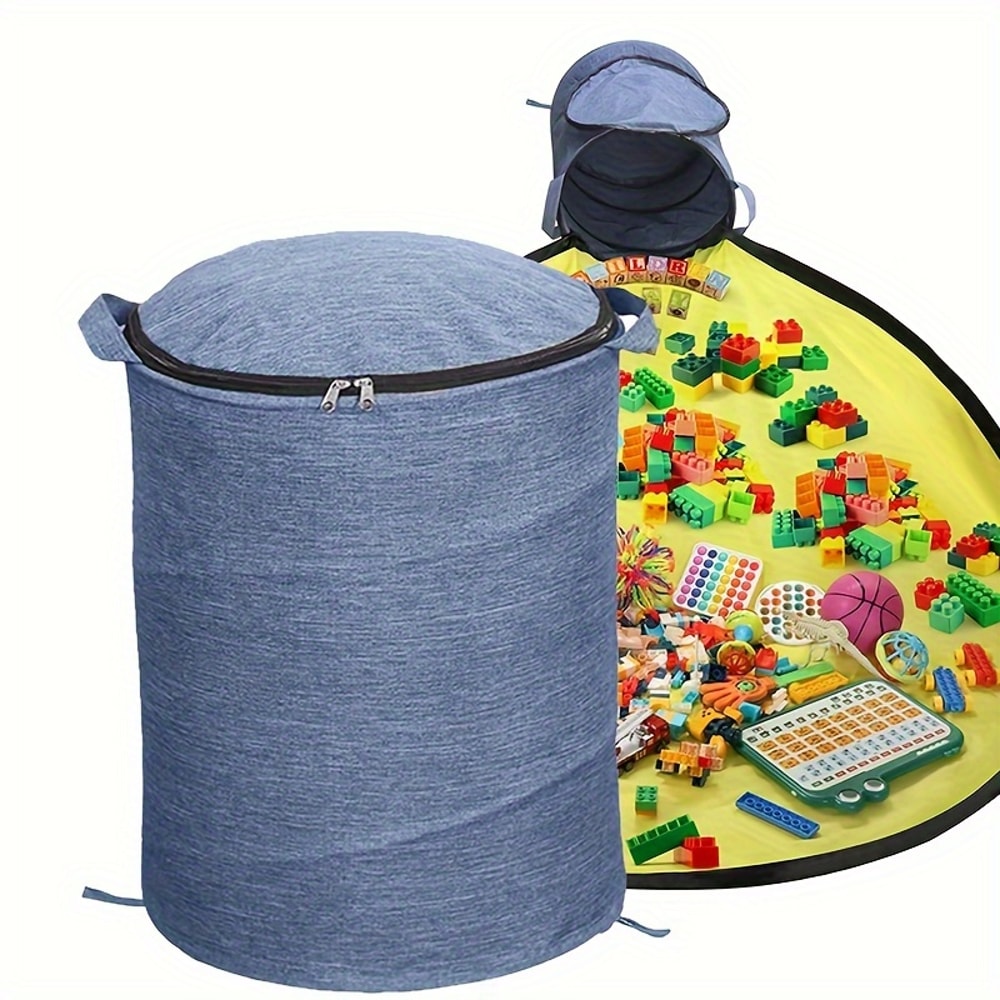 Toy Storage Building Blocks Lego Storage Bag Large Detachable Storage Mat Bucket for Childrens Toys
