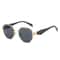 Retro Polygonal Metal Frame Sunglasses for Men Women Luxury Designer Decorative Sun Glasses
