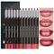 Matte Lip Liner Set Vibrant Lipstick Pen Colors Gift Set, Long-Lasting Lip Makeup