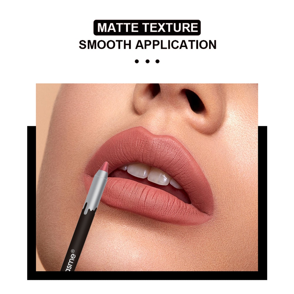 Matte Lip Liner Set Vibrant Lipstick Pen Colors Gift Set, Long-Lasting Lip Makeup