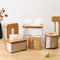 Elegant Wooden Tissue Box with Clear Acrylic Cover Simple Practical Storage Organizer for Home and Office