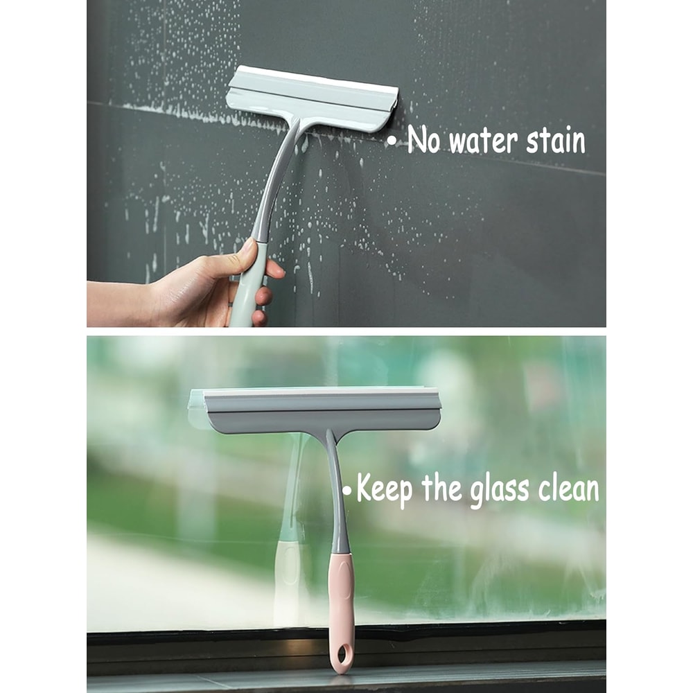 Premium Shower Window Squeegee For Glass Cleaning Perfect For Shower Doors Bathroom Windows And Car 1