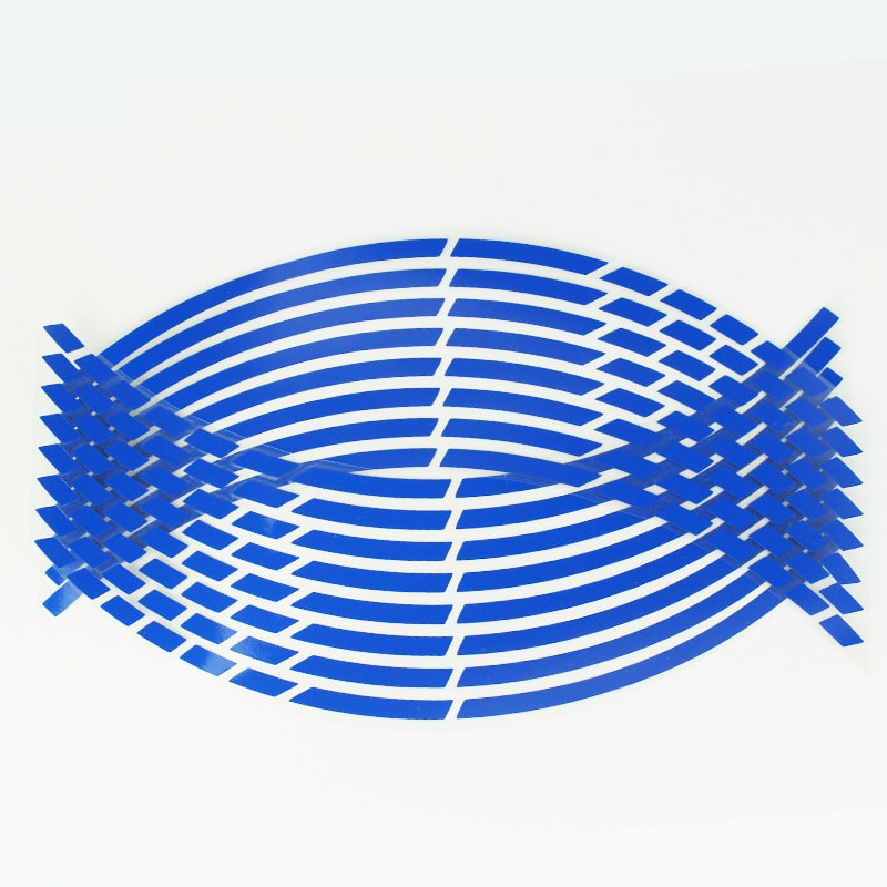 Reflective Motorcycle Tire Rim Tape Strips Durable, Easy-to-Apply Wheel Stickers for Bikes Cars