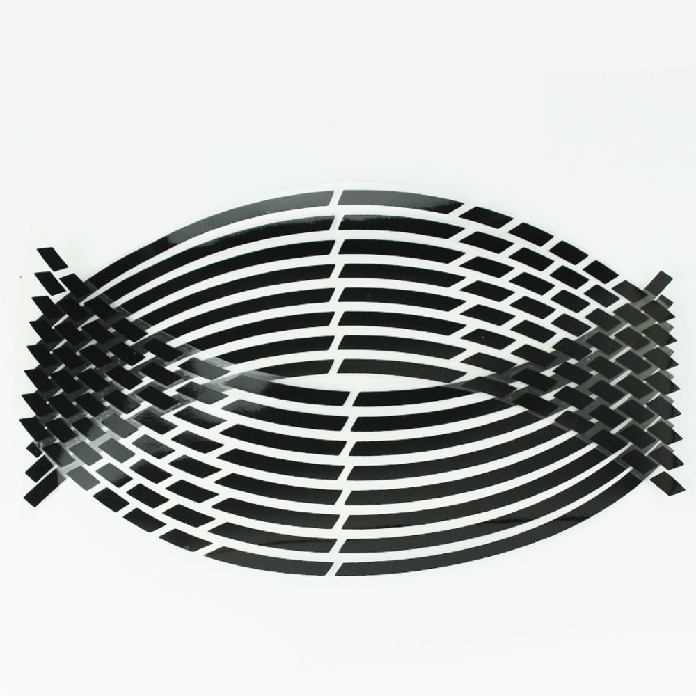 Reflective Motorcycle Tire Rim Tape Strips Durable, Easy-to-Apply Wheel Stickers for Bikes Cars