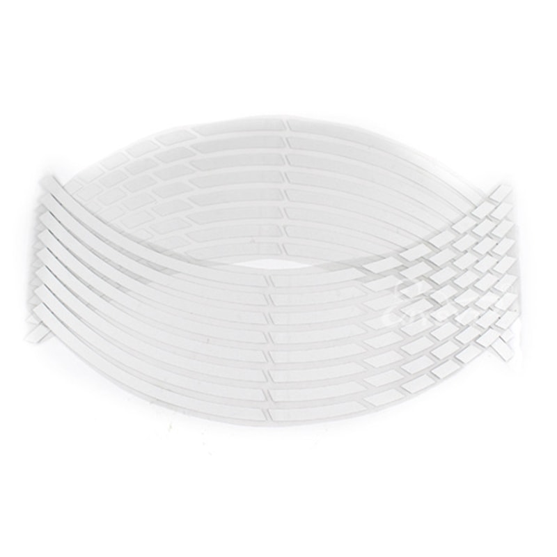 Reflective Motorcycle Tire Rim Tape Strips Durable, Easy-to-Apply Wheel Stickers for Bikes Cars