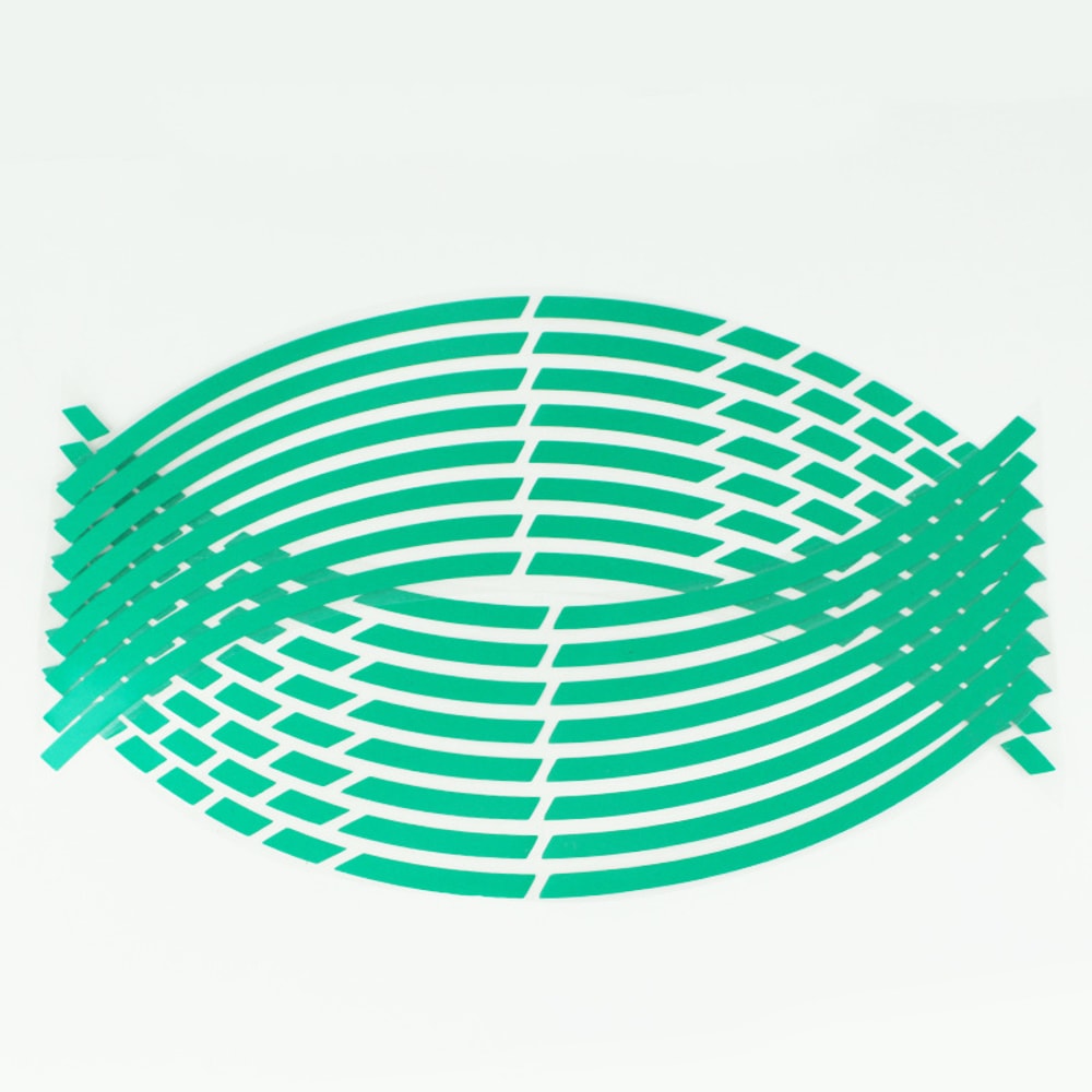 Reflective Motorcycle Tire Rim Tape Strips Durable, Easy-to-Apply Wheel Stickers for Bikes Cars