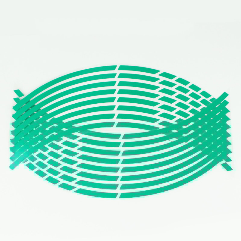 Reflective Motorcycle Tire Rim Tape Strips Durable, Easy-to-Apply Wheel Stickers for Bikes Cars