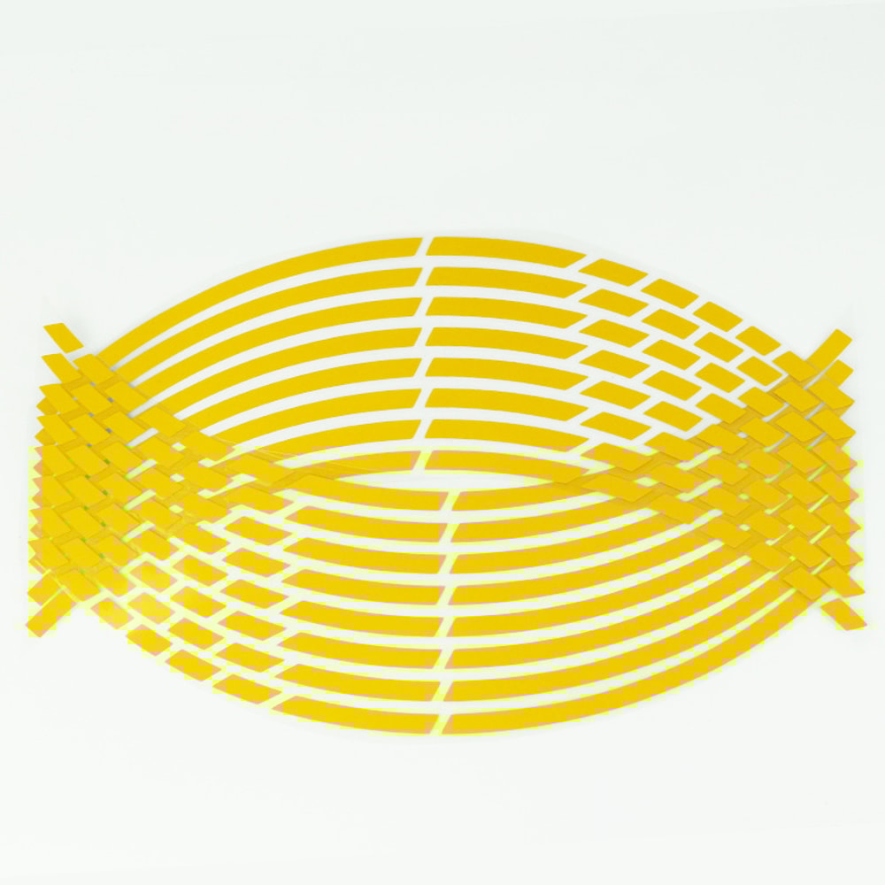 Reflective Motorcycle Tire Rim Tape Strips Durable, Easy-to-Apply Wheel Stickers for Bikes Cars