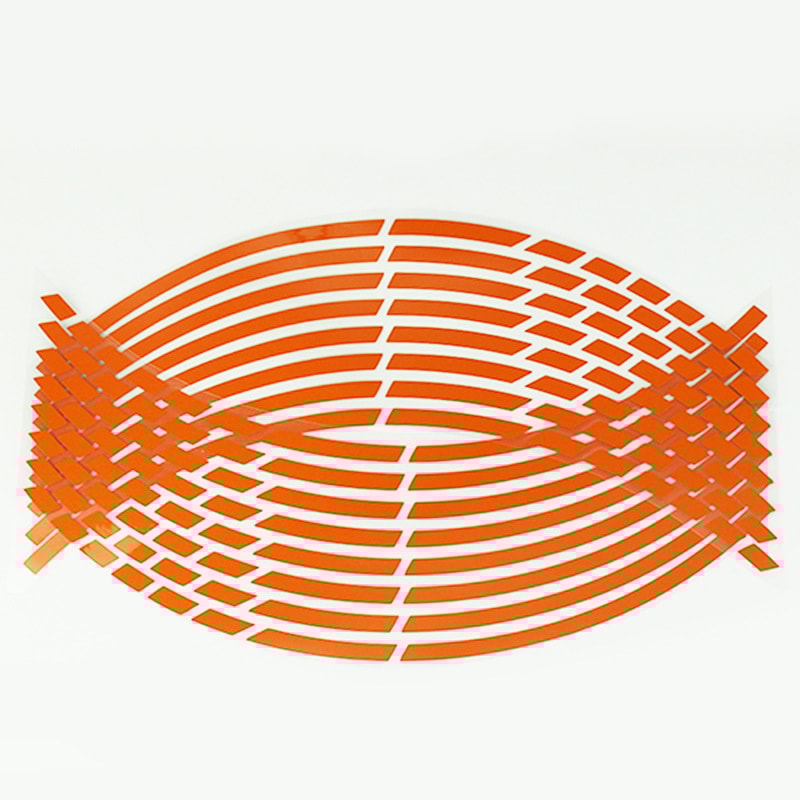 Reflective Motorcycle Tire Rim Tape Strips Durable, Easy-to-Apply Wheel Stickers for Bikes Cars