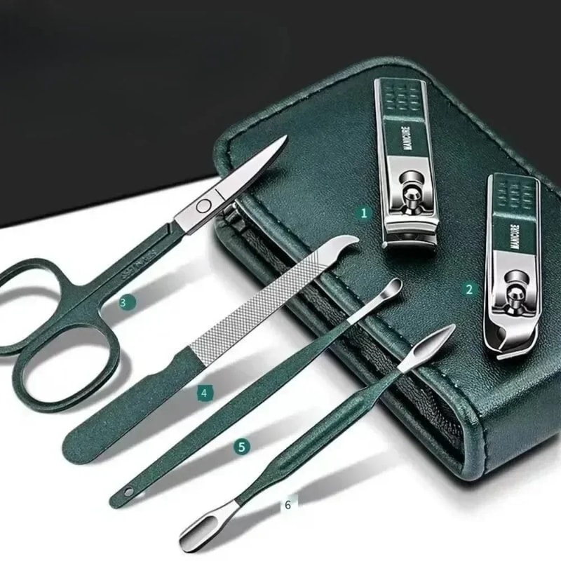 High-End Nail Scissors Set for Men and Women Premium Manicure Beauty Tools, Portable Nail Clippers Set