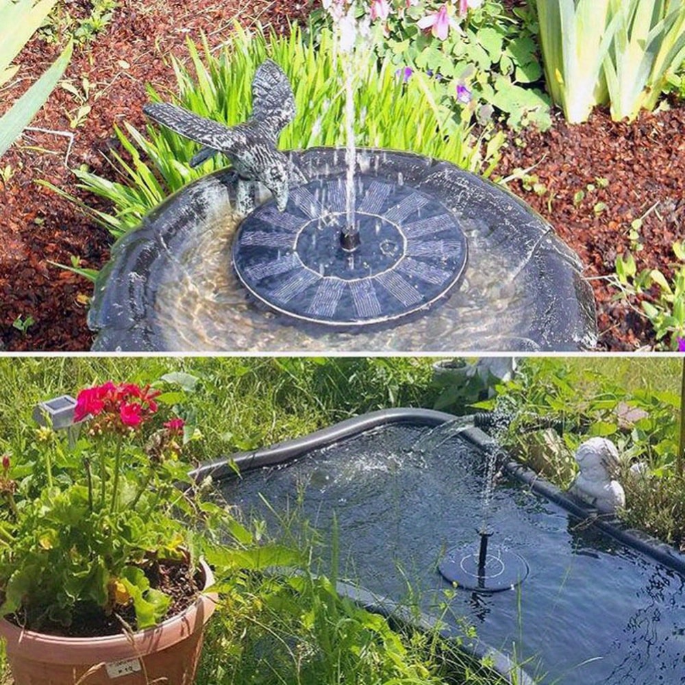 Solar Fountain Pump for Pools Gardens Eco-Friendly Outdoor Water Feature