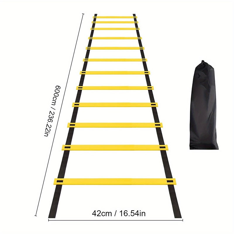 Speed Agility Ladder For Sports Training Nylon Straps For Enhanced Flexibility And Football Perform 6